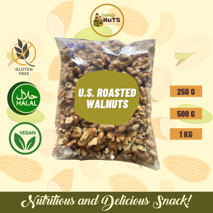 U.S Roasted & Unsalted Walnuts 500g Lazada PH