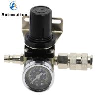 Free shipping AR2000-02 pressure regulator G1/4 39; 39; Pneumatic air treatment units Pressure Regulating Valve EU Fittings Connector