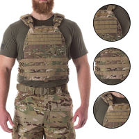 การฝึกอบรมทหารเสื้อกั๊กยุทธวิธีสำหรับผู้ชายผู้หญิงแผ่น Carrier Body Armor Combat Army Chest Rig Assault Armor Vest Molle
