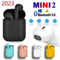 Mini 2 TWS Wireless Headphones Bluetooth Earphones Matte Macaron Headset with Mic Charging Box Sports Earbuds PK i7 i12 Y50