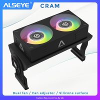 ALSEYE RAM Cooler Cooling Fan Ram Memory Cooler With Dual 60Mm Fan PWM 1200-2000RPM Radiator For DDR2/3/4/5 Cooling