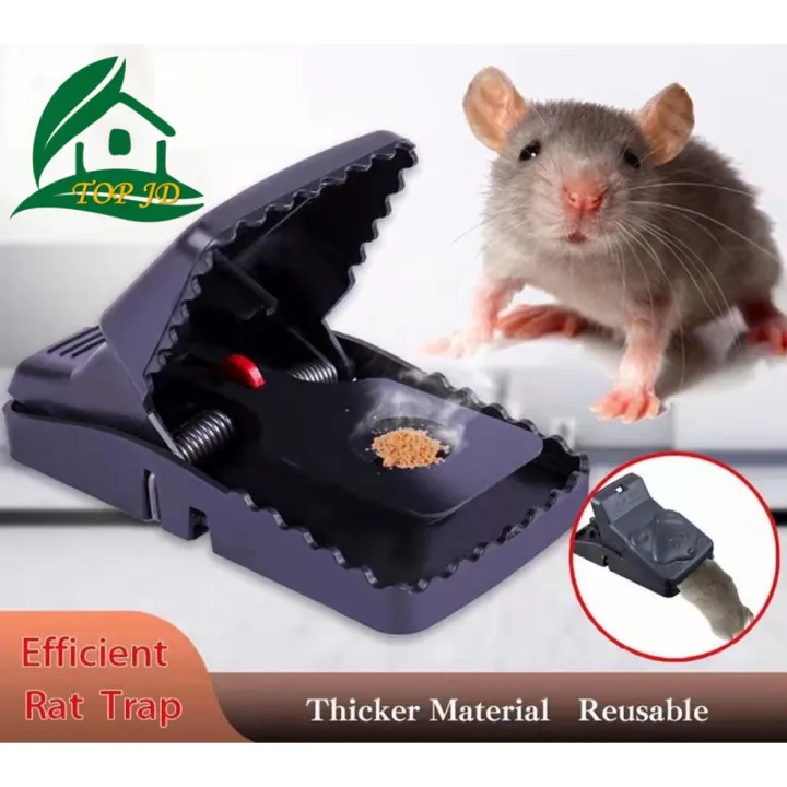 Big Mouse Trap Reusable High Sensitive Plastic Rat Traps Mousetrap Bait ...