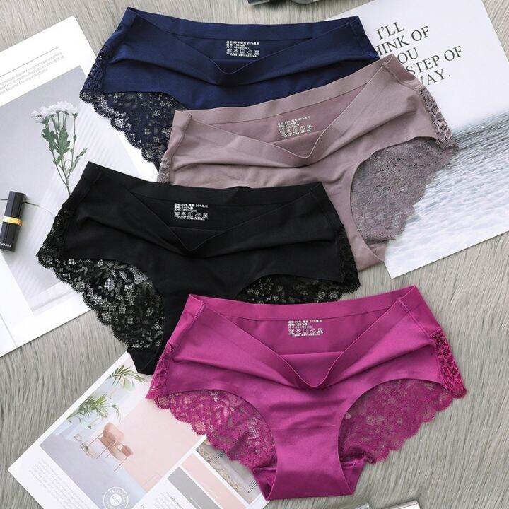 cw-3pcs-set-panties-silk-mid-waist-hollow-out-cotton-crotch-briefs-breathable-female