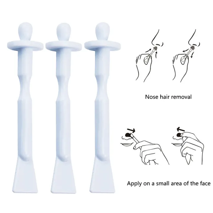 Eioce 10Pcs Nose Wax Stick Nose Hair Removal Tool Hair Removal Wax Hair