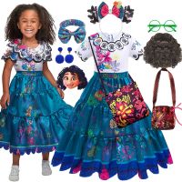 【CC】 Encanto Dresses Children Birthday Madrigal Costume Kids Prom Gowns