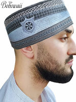 BOHOWAII Islam Homme Gorro Prayer Hats Embroidered Kufi Hat for Men Turkish Jewish Saudi Arabia Turbante Hombre Muslim Cap