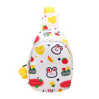 กระเป๋า Crossbody ลวดลายประณีตปรับสายรัดความจุกว้างทนต่อเสื้อผ้ามีซิปเรียบลื่นพกพาสะดวกกระเป๋าคาดหน้าอกเด็กใส่ได้ทุกวัน Tas Ransel Bayi นิยาย
