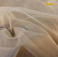 soft mesh fine nude color tulle 160cm wide 5 meterslot good quality for sewing transparent corsets dress