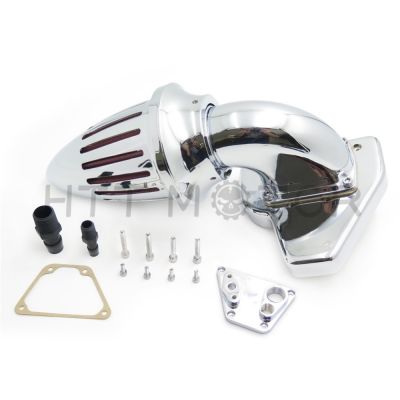 Intake Bullet Air Cleaner Kits for 2002-2009 Honda Vtx 1800 R S C N F Chrome Aftermarket Motorcycle Parts New