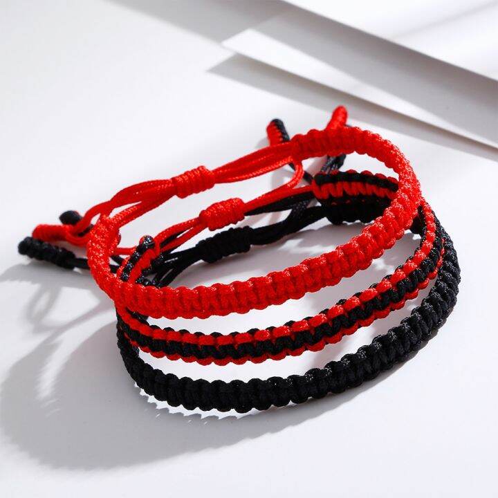 handmade-tibetan-buddhist-lucky-rope-bracelets-bangles-black-amp-red-thread-adjustable-knots-bracelet-for-women-men-wrist-jewelry