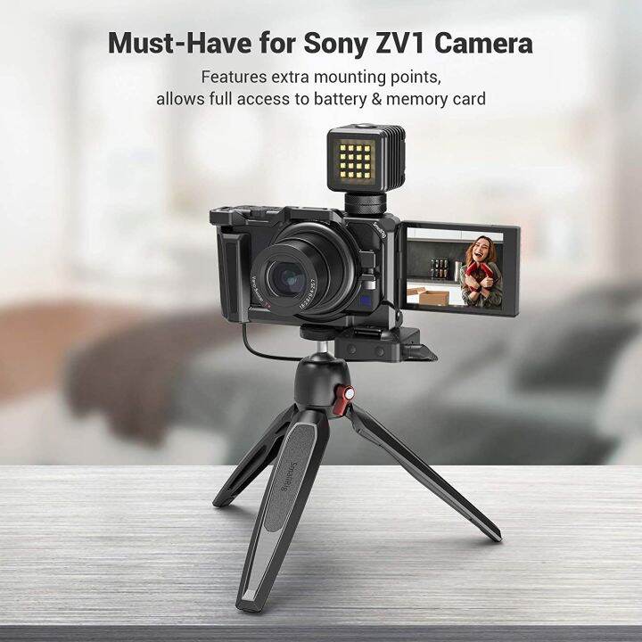 โครงใส่กล้อง Smallrig สำหรับกล้อง ZV1 Sony กรง Dslr รองเท้าเย็นสำหรับ