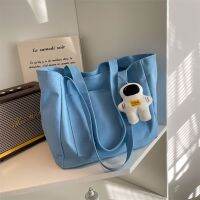 【CW】 Large Shoulder Handbag Canvas
