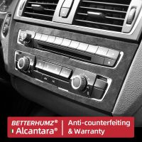 Alcantara Wrap For BMW F20 F21 F22 Series 1 2 2012-2016 Air Conditioner CD Panel Trim Cover Sticker Car Interior Accessories