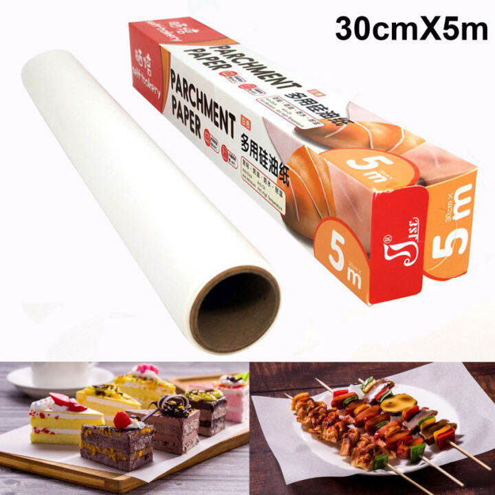 Oven Grease Paper 5m Oilproof Waterproof Hightemperature Grill Paper