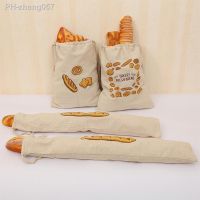 Linen Bread Bag Reusable Cotton Drawstring Storage Bag Loaf Homemade Bread Eco Friendly Keeping For I1b2