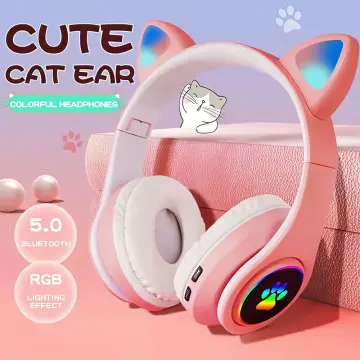 Buy Headphones Color Pink Bluetooth Wireless devices online