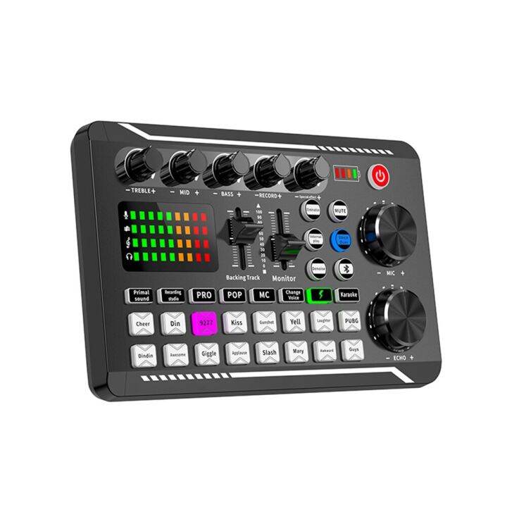 Sound Card 16 Sound Effects Noise Reduction Mixers Headset Mic Voice ...