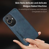 For Huawei Nova 11 Case Luxury Magnetic Car Holder PU Leather Phone Case For Huawei Nova 11 Soft Silicone Back Cover