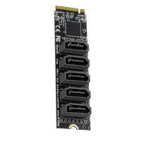 M.2 M-Key PCI Express ไปยัง SATA 3.0การ์ดเอ็กซ์แพนชันอะแดปเตอร์ชิปเซ็ต JMB585รองรับ Mac Oswindowslinux รองรับฟังก์ชั่น PM