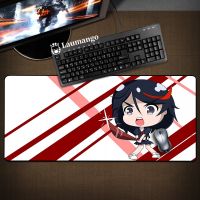 Xxl เมาส์ Pad Kill La Kill ยางแป้นพิมพ์เครื่องเกมคอมพิวเตอร์ Ped อะนิเมะ Maus พรม Pad อุปกรณ์เกมเดสก์ท็อป แผ่นรองเมาส์สำหรับสาว ๆ