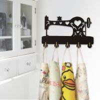 Sewing Machine Design Wall Hanger Decor Hooks Multi-purpose Keys Handbags Hook Gift For Designer bathroom accessories