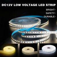 ไฟแถบไฟ LED แบบยืดหยุ่น5M DC 12V,SMD 2835โคมไฟตกแต่งงานปาร์ตี้เทศกาล