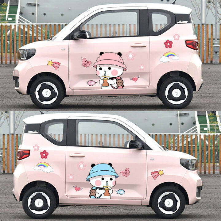 Wuling Hongguang Mini Body Sticker Cute Cartoon Little Bear Door ...