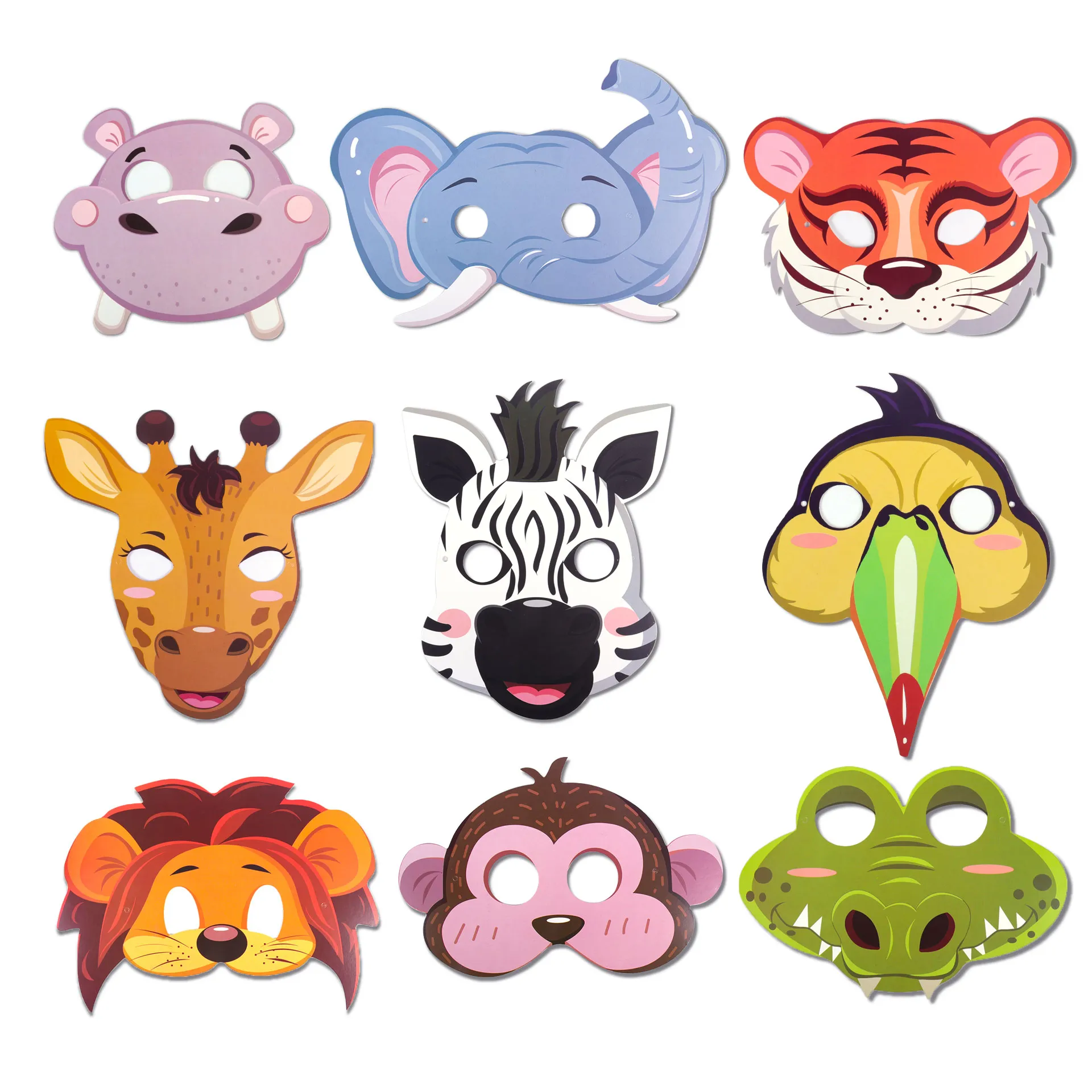 9Pcs Animal Jungle Party Decor Tiger Lion Safari Jungle Theme Birthday  Party Supplies Baby Shower Kids Favors Gifts | Lazada PH