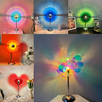 2022 Aurora Table Night Lamp Romantic Atmosphere Light Decoration Home Floor Lamp RGB Christmas Led Light For Bedroom Holiday