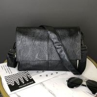 ✲♗❀ New Mens Large Capacity Shoulder Bag Mens Business Messenger Bag Casual Korean Style Mens Bag Tide Brand Backpack