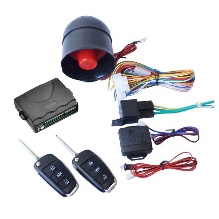 Car Alarm Vehicle System 1Way Remote Central Door Lock Keyless System