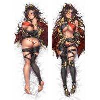 【hot】◕℗ 2WAY/WT Genshin Dehya Hugging Soft Anime Pillowcase Cover Decoration