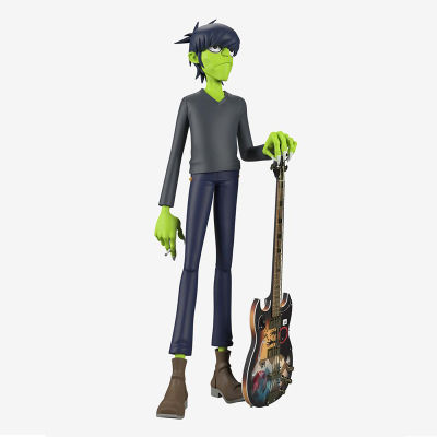 4pcset Gorillaz Collectible Bass Player Figures Rock Band Resin Sculpture Home Decoration Accessories for Living Room Ornaments