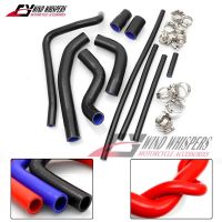 ●☊ 10PCS Motorcycle Radiator Silicone Coolant Hose Kit with Clamp For Yamaha YZF-R1 YZF R1 2009 2010 2011 2012 2013 2014