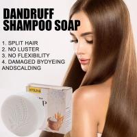 Hair Growth Rice Shampoo Soap Anti Hair Loss Dandruff Shampoo Soap T0S8