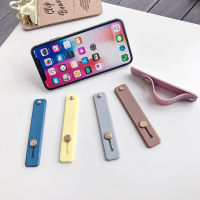 1PC Candy สีซิลิโคนศัพท์ Lazy Holder Push Pull Grip Stand แหวนนิ้วมือ Hand Band cket Universal ศัพท์อุปกรณ์เสริม Tools