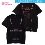 Rui green pullover printed star pattern K-POP BLACKPINK tshirt