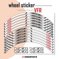 Motorcycle sticker moto Wheels Rims hub stickers Decoration reflective decals For HONDA VFR 750 800 1200XF vfr750 vfr800 17inch