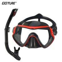 Goture 4 colors Anti-Fog Diving Goggles And Snorkel Set Diving Mask Diving Equipment Fast Delivery Goggles