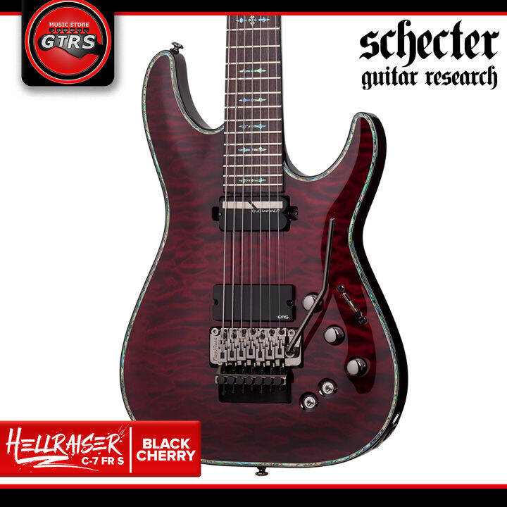 Schecter Hellraiser C-7 FR S Electric Guitar - Black Cherry (BCH ...