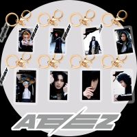 Kpop ATEEZ Guerrilla พวงกุญแจอะครีลิกใหม่จี้ประดับ