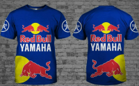 Rbull (in Yamaha stock) Hot Lacing Polymer 3D T-Shirt All Over Prints Size S To 5XL (free nick name and logo)