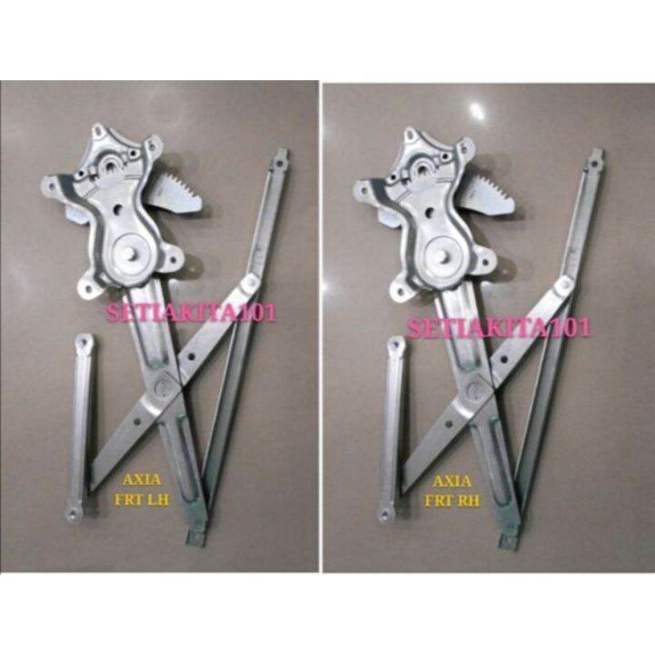 PERODUA AXIA POWER WINDOW GEAR/DOOR REGULATOR AUTO/BRACKET CERMIN ...