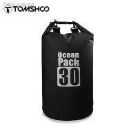 TOMSUO กระสอบเสื้อม้วนถุงลอยน้ำแห้งสำหรับพายเรือคายัคล่องแพเดินป่า30L 10L กลางแจ้ง