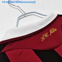 ﹉ NBA75thAnniversary4 Ronaldinho Beckham KAKA 09-10 season AC Milan classic football uniform mens retro Beckham Kaka