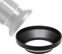 37mm 39mm 40.5mm 43mm 46mm 49mm Black Camera Metal Lens Hood Wide Angle Screw In Mount Lens Hood for Canon Nikon for Sony Pentax