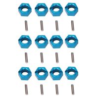 12X A949-11 Aluminum Hexagon Wheel Hex Seat Mount Hub Pins 7mm Upgrade Parts for Wltoys 1/18 A949 A959 A969 A979 K929