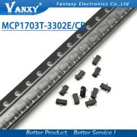 10pcs MCP1703T-3302E/CB SOT-23 MCP1703 3.3V SOT23 MCP1703T new original