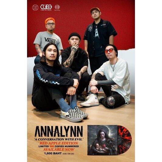 พร้อมส่ง-วง-annalynn-อัลบั้ม-a-conversation-with-evil-red-apple-edition