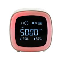 CO2 Air Detector 3-In-1 Indoor CO2 Detector Air Quality Monitor Detects CO2 Home Office Light-And-Sound Dual Alarm